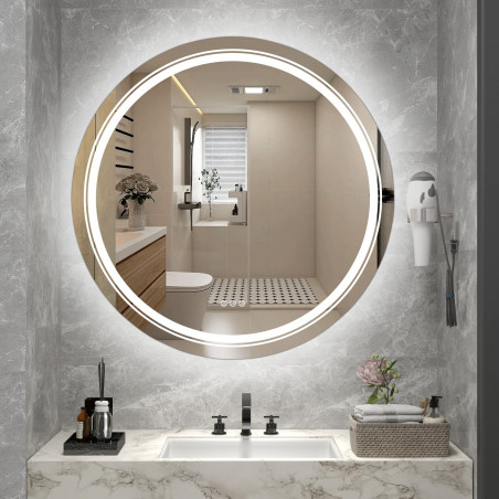 Lustro LED Dover 80cm Halmar - Oświetlenie, Funkcje, Elegancja