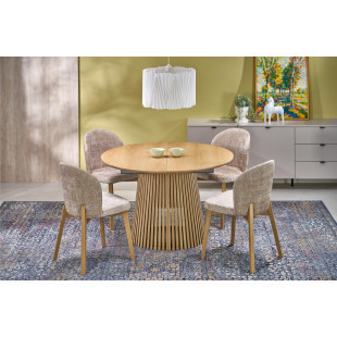 Stół rozkładany Fargo Halmar | Okrągły, 120-210cm, Okleina