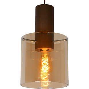 Lampa Wisząca Lucide Toledo - Bursztynowe Szkło | Sklep z Lampami