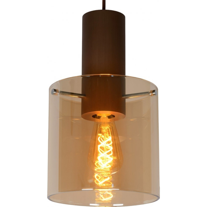 Lampa Wisząca Lucide Toledo - Bursztynowe Szkło | Sklep z Lampami