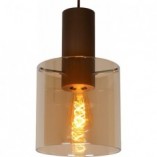 Lampa Wisząca Lucide Toledo - Bursztynowe Szkło | Sklep z Lampami