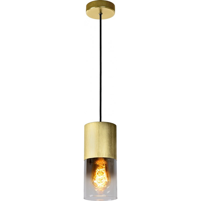 Lampa wisząca Zino - Szkło dymione, mosiądz | Lucide