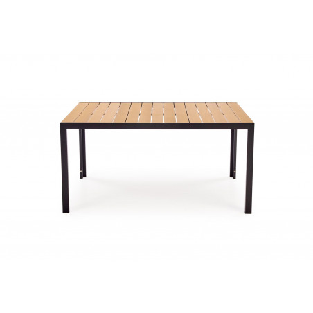 Stół ogrodowy Halmar Fierro 150x90 - Brązowy/Czarny | Sklep z meblami