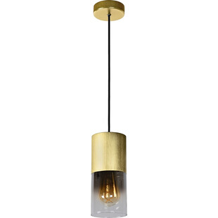 Lampa wisząca Zino - Szkło dymione, mosiądz | Lucide