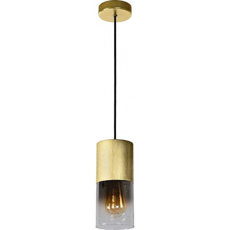 Lampa wisząca Zino - Szkło dymione, mosiądz | Lucide