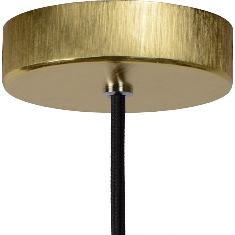 Lampa wisząca Zino - Szkło dymione, mosiądz | Lucide