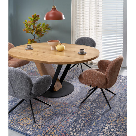 Krzesło Halmar K568 Cynamon - Obrotowe, Tapicerowane | Sklep