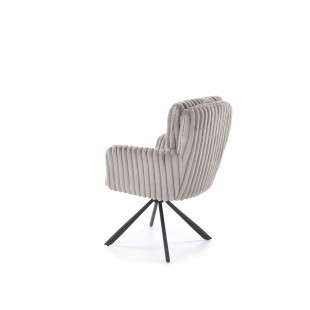 Krzesło obrotowe K572 Halmar - Szare, wygodne i stylowe