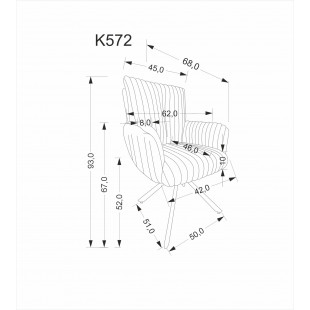 Krzesło obrotowe K572 Halmar - Szare, wygodne i stylowe