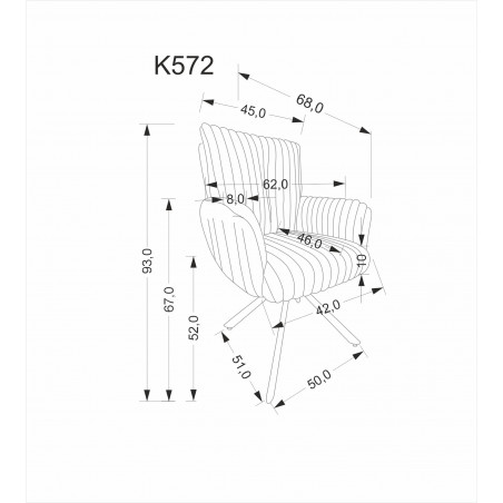 Krzesło obrotowe Halmar K572 - Kremowe, komfort i styl