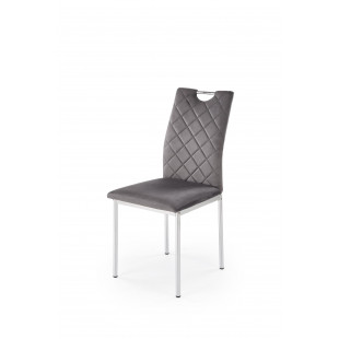 Krzesło welurowe pikowane K578 Halmar - Elegancki design