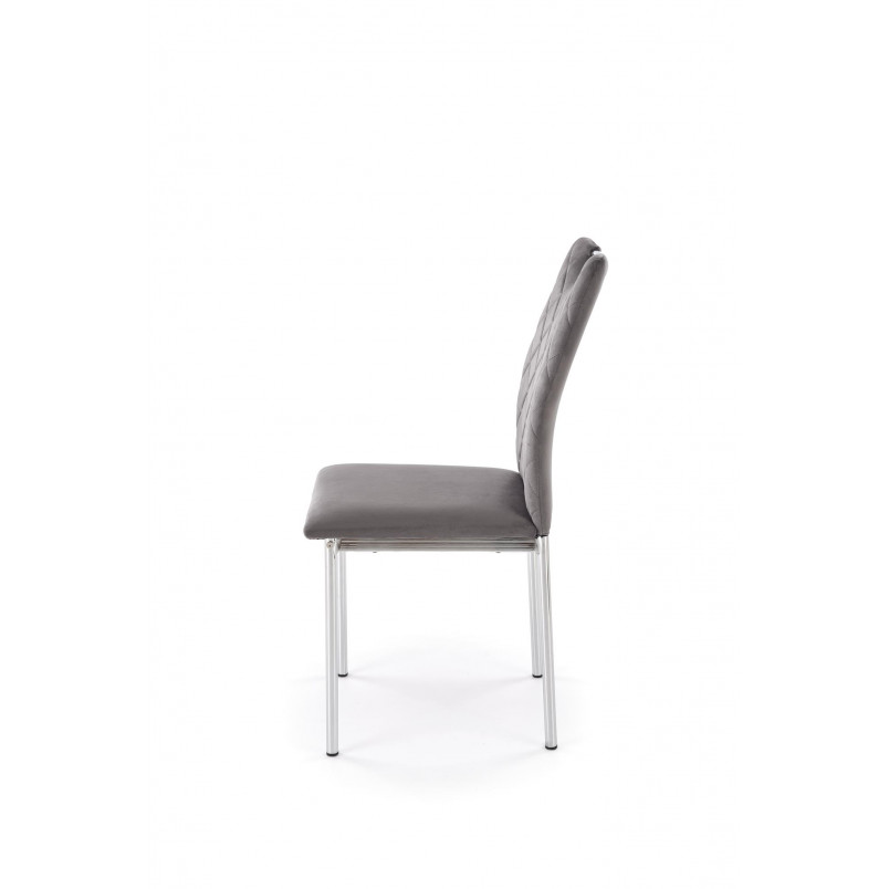 Krzesło welurowe pikowane K578 Halmar - Elegancki design