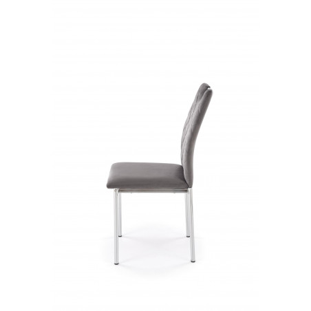Krzesło welurowe pikowane K578 Halmar - Elegancki design