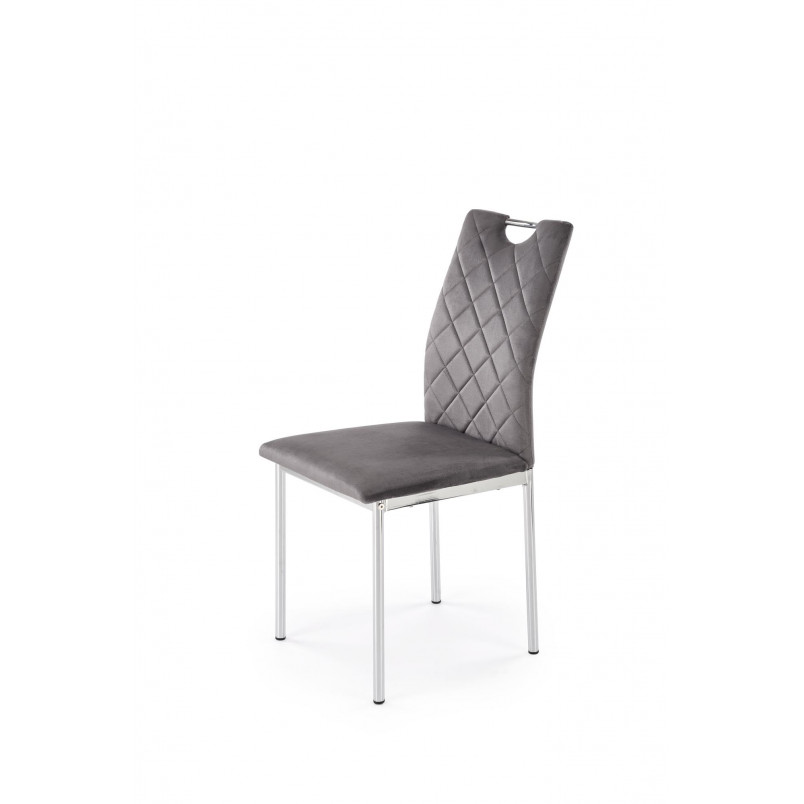 Krzesło welurowe pikowane K578 Halmar - Elegancki design