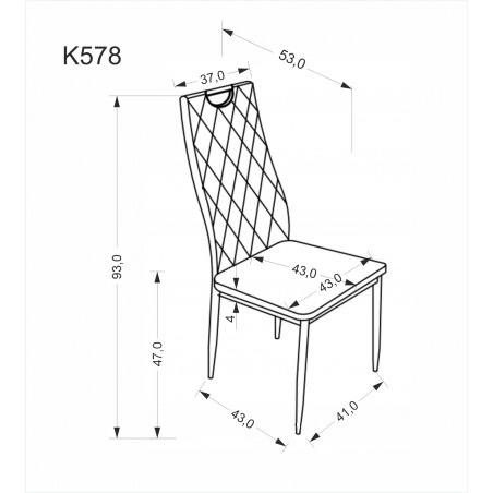 Krzesło welurowe pikowane K578 czarny/srebrny Halmar | Komfort i styl