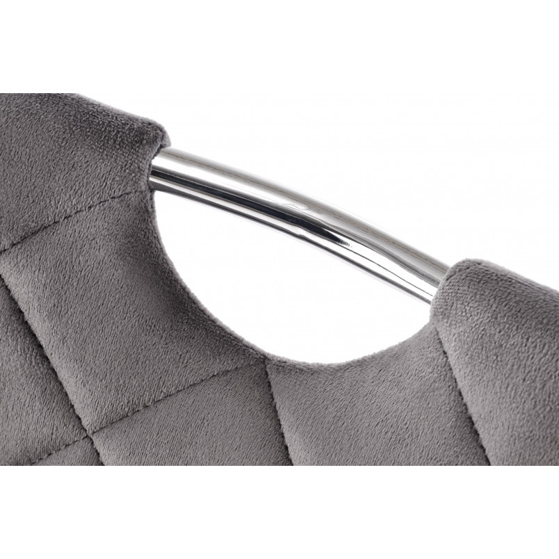 Krzesło welurowe pikowane K578 Halmar - Elegancki design