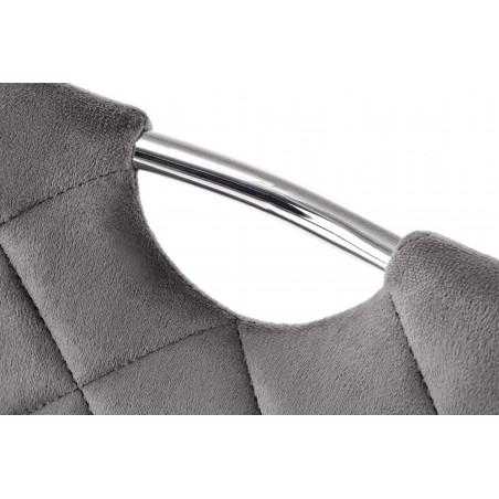 Krzesło welurowe pikowane K578 Halmar - Elegancki design