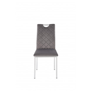 Krzesło welurowe pikowane K578 Halmar - Elegancki design