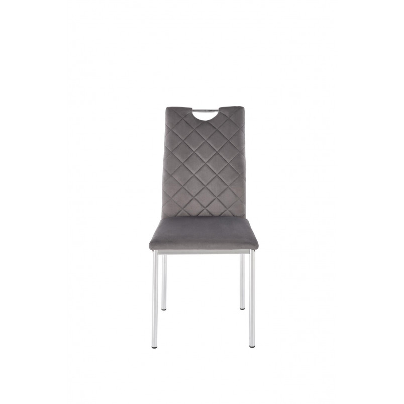 Krzesło welurowe pikowane K578 Halmar - Elegancki design