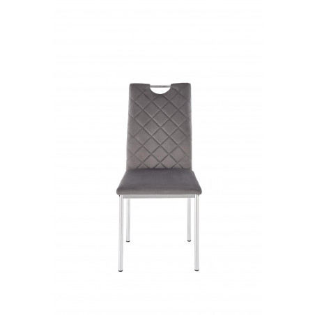Krzesło welurowe pikowane K578 Halmar - Elegancki design