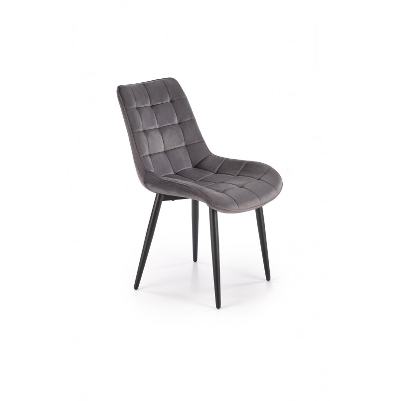 Krzesło welurowe pikowane K580 Halmar - Elegancki design w przystępnej cenie