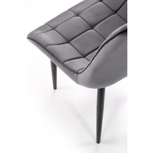 Krzesło welurowe pikowane K580 Halmar - Elegancki design w przystępnej cenie