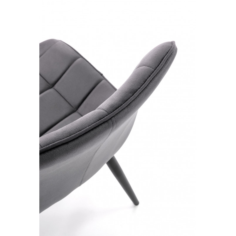 Krzesło welurowe pikowane K580 Halmar - Elegancki design w przystępnej cenie