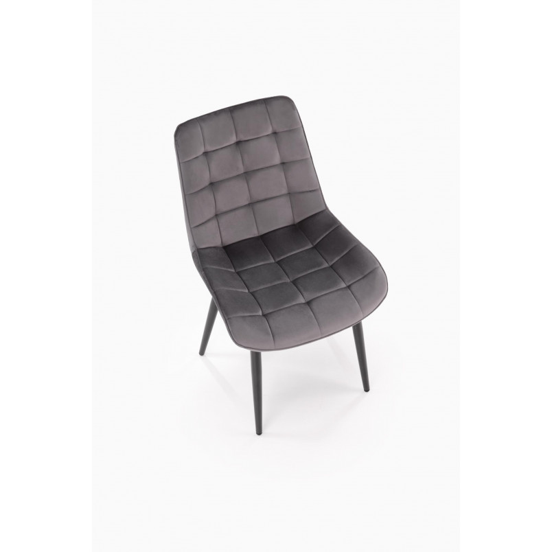 Krzesło welurowe pikowane K580 Halmar - Elegancki design w przystępnej cenie