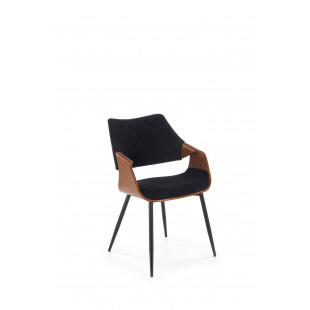 Krzesło welurowe pikowane K586 Halmar | Elegancki design