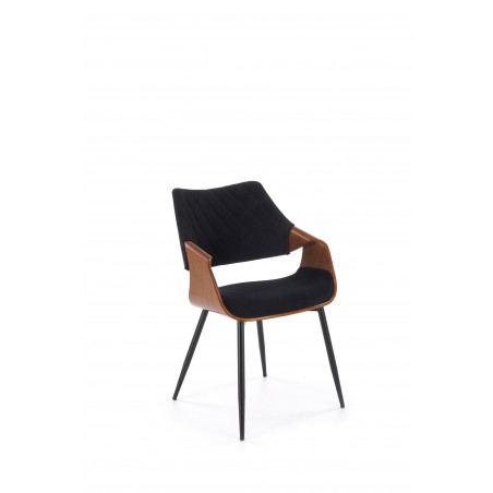 Krzesło welurowe pikowane K586 Halmar | Elegancki design