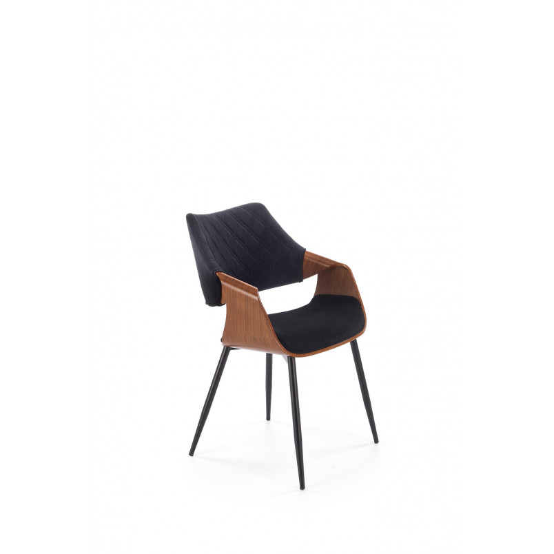Krzesło welurowe pikowane K586 Halmar | Elegancki design