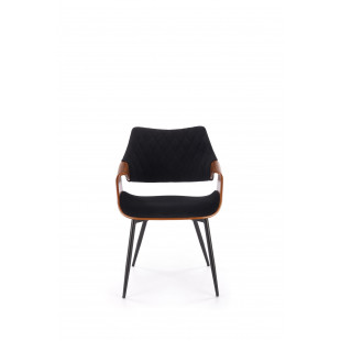 Krzesło welurowe pikowane K586 Halmar | Elegancki design