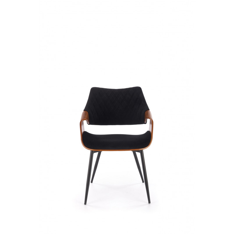Krzesło welurowe pikowane K586 Halmar | Elegancki design