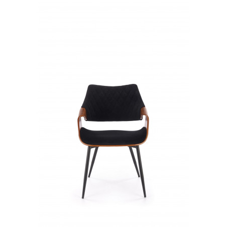 Krzesło welurowe pikowane K586 Halmar | Elegancki design