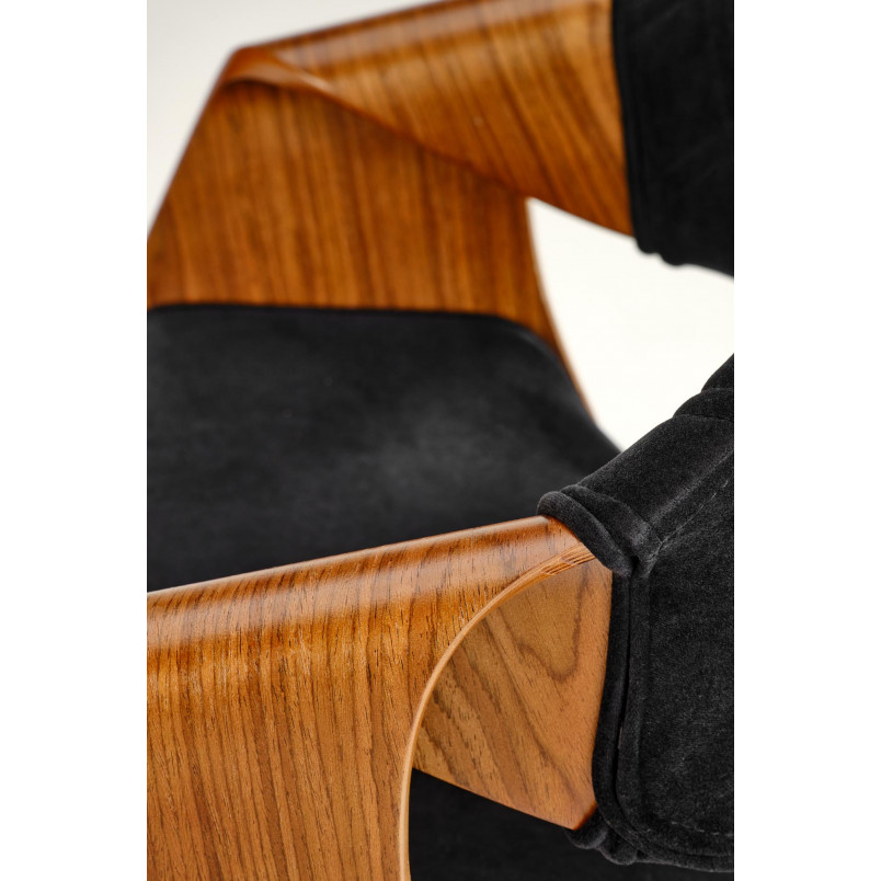 Krzesło welurowe pikowane K586 Halmar | Elegancki design