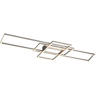 Plafon nowoczesny z pilotem Irvine LED nikiel marki Trio