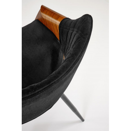 Krzesło welurowe pikowane K586 Halmar | Elegancki design