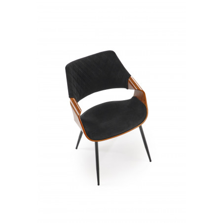 Krzesło welurowe pikowane K586 Halmar | Elegancki design