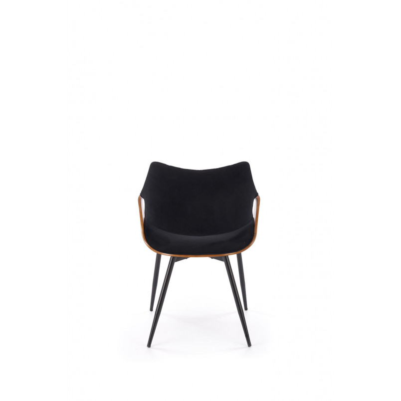 Krzesło welurowe pikowane K586 Halmar | Elegancki design