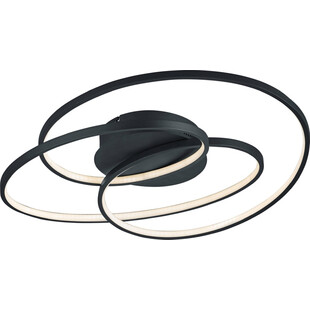 Plafon sufitowy nowoczesny Gale 60 Led Czarny marki Trio