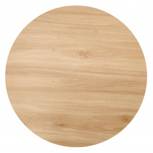 Stolik okrągły Leila 60cm Halmar | Naturalny/Czarny