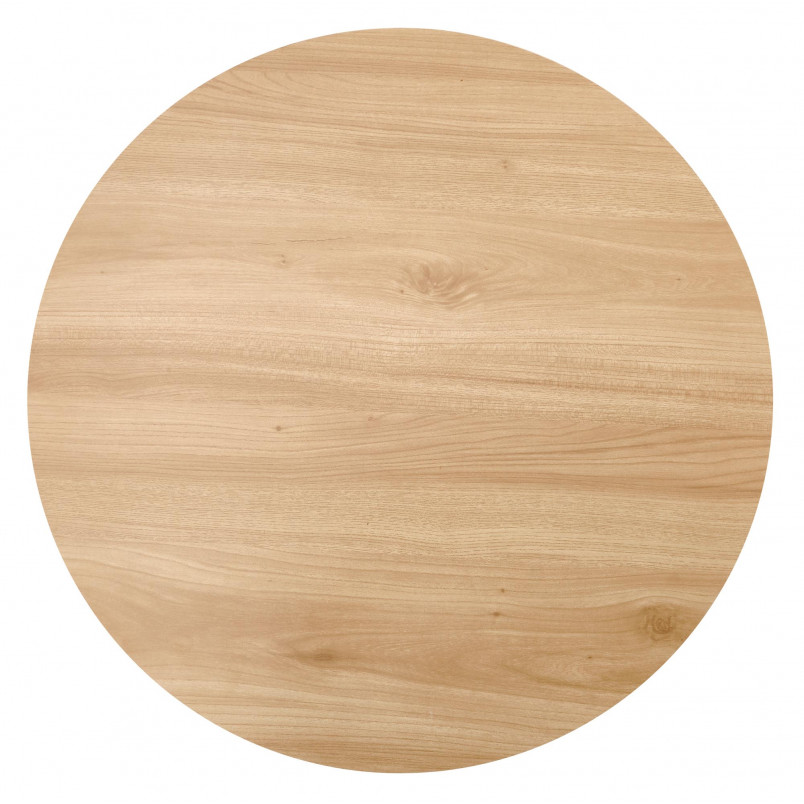 Stolik okrągły Leila 60cm Halmar | Naturalny/Czarny