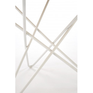 Stolik okrągły Leila 60cm Halmar | Naturalny/Biały