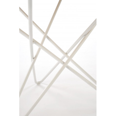 Stolik okrągły Leila 60cm Halmar | Naturalny/Biały