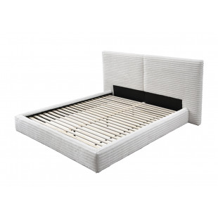 Łóżko tapicerowane Madera 160x200 kremowe Halmar | Komfortowy Sen