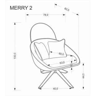 Fotel Merry II Halmar - Obrotowy, Beżowy | Sklep Meblowy