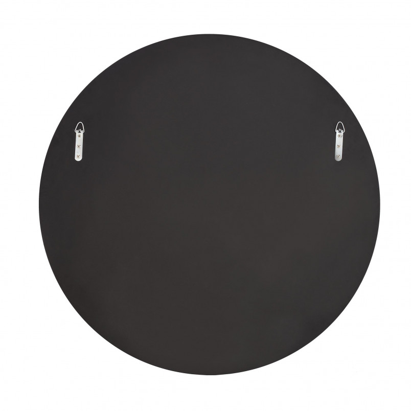 Lustro Okrągłe Glamour Moon 80cm - Halmar | Srebrna Rama