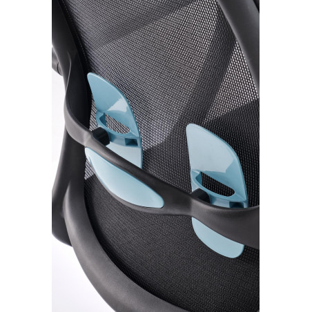 Fotel biurowy Orcano Halmar - czarny, siatka | Ergonomia i styl