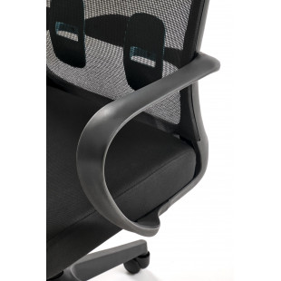Fotel biurowy Orcano Halmar - czarny, siatka | Ergonomia i styl