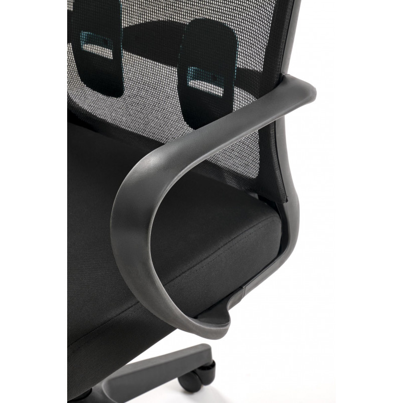Fotel biurowy Orcano Halmar - czarny, siatka | Ergonomia i styl